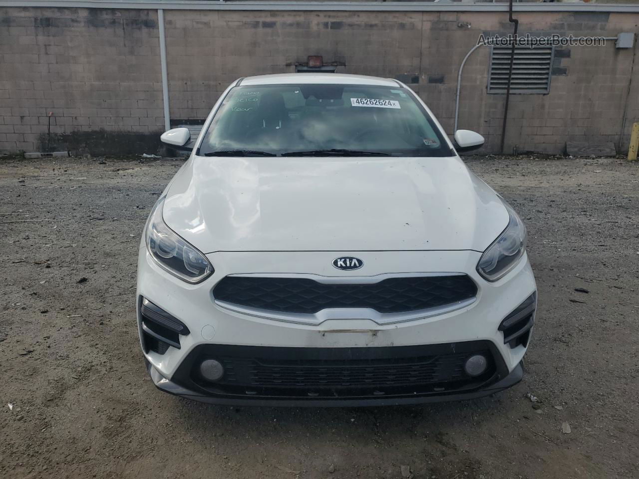 2020 Kia Forte Fe White vin: 3KPF24AD8LE183088