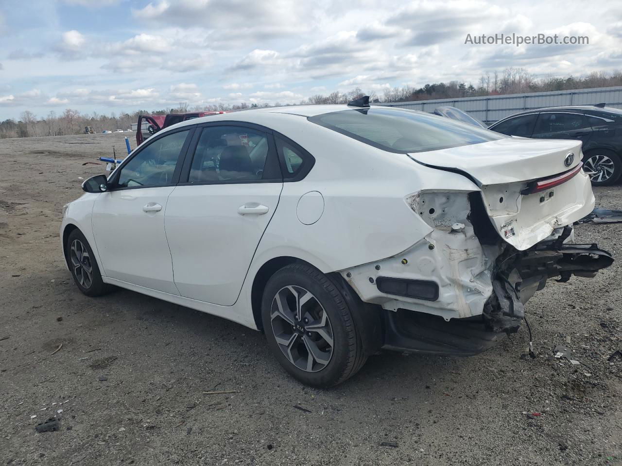 2020 Kia Forte Fe White vin: 3KPF24AD8LE183088