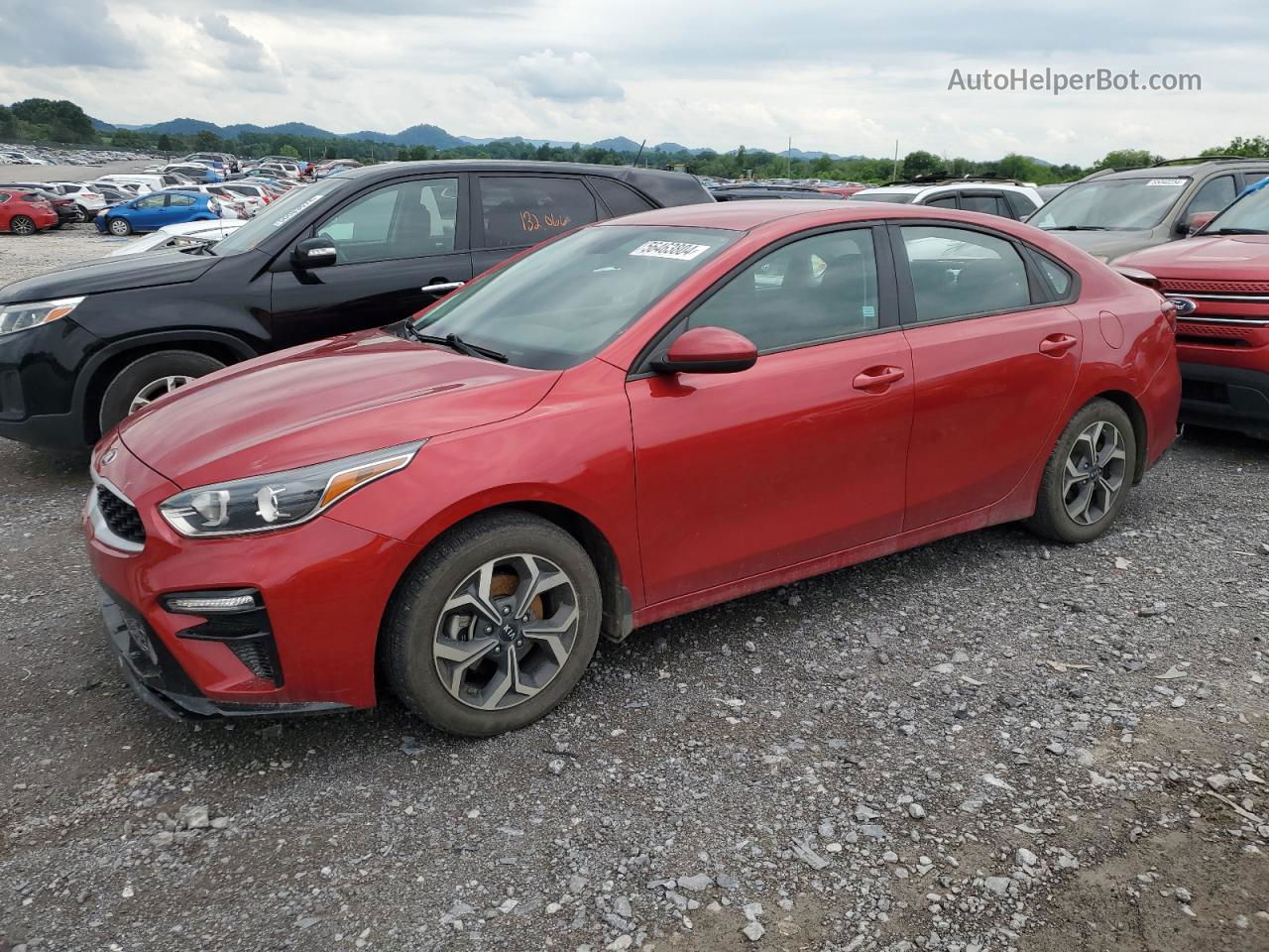 2020 Kia Forte Fe Red vin: 3KPF24AD8LE187481