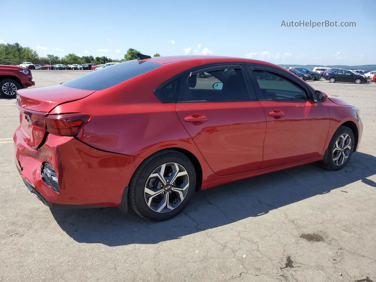 2020 Kia Forte Fe Красный vin: 3KPF24AD8LE187691