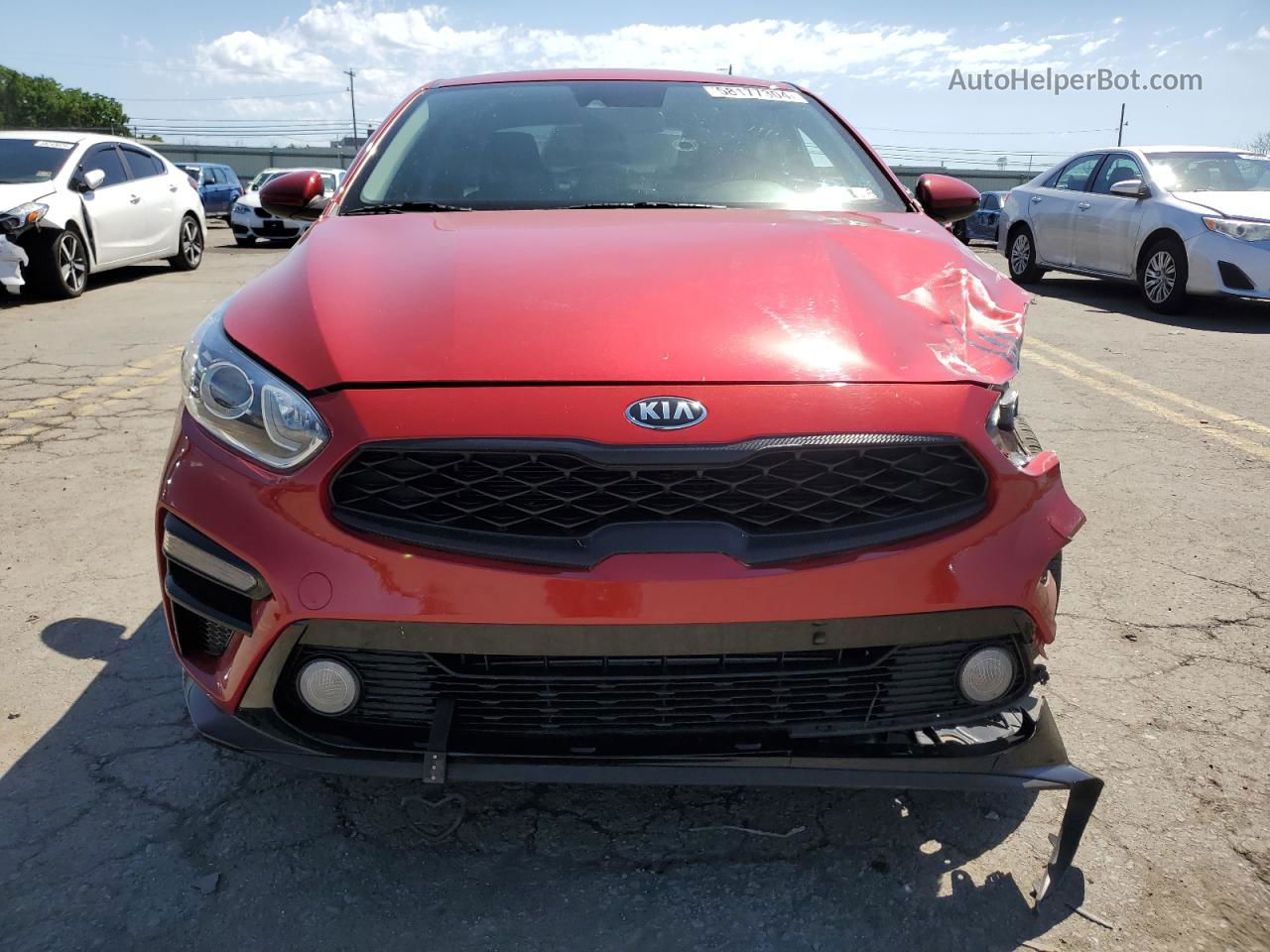 2020 Kia Forte Fe Red vin: 3KPF24AD8LE187691