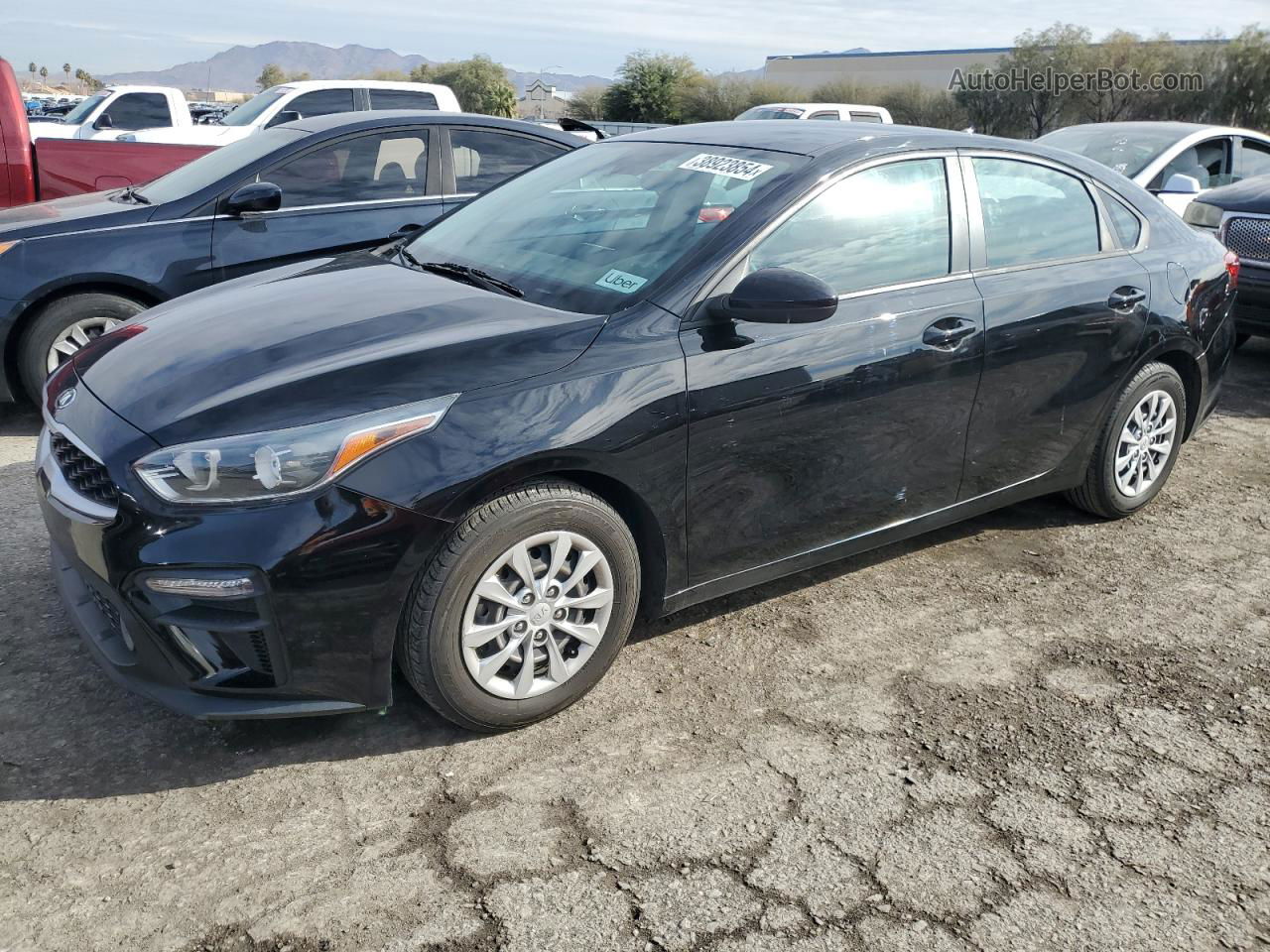 2020 Kia Forte Fe Black vin: 3KPF24AD8LE191689