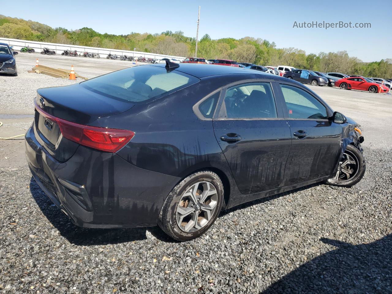 2020 Kia Forte Fe Black vin: 3KPF24AD8LE205087