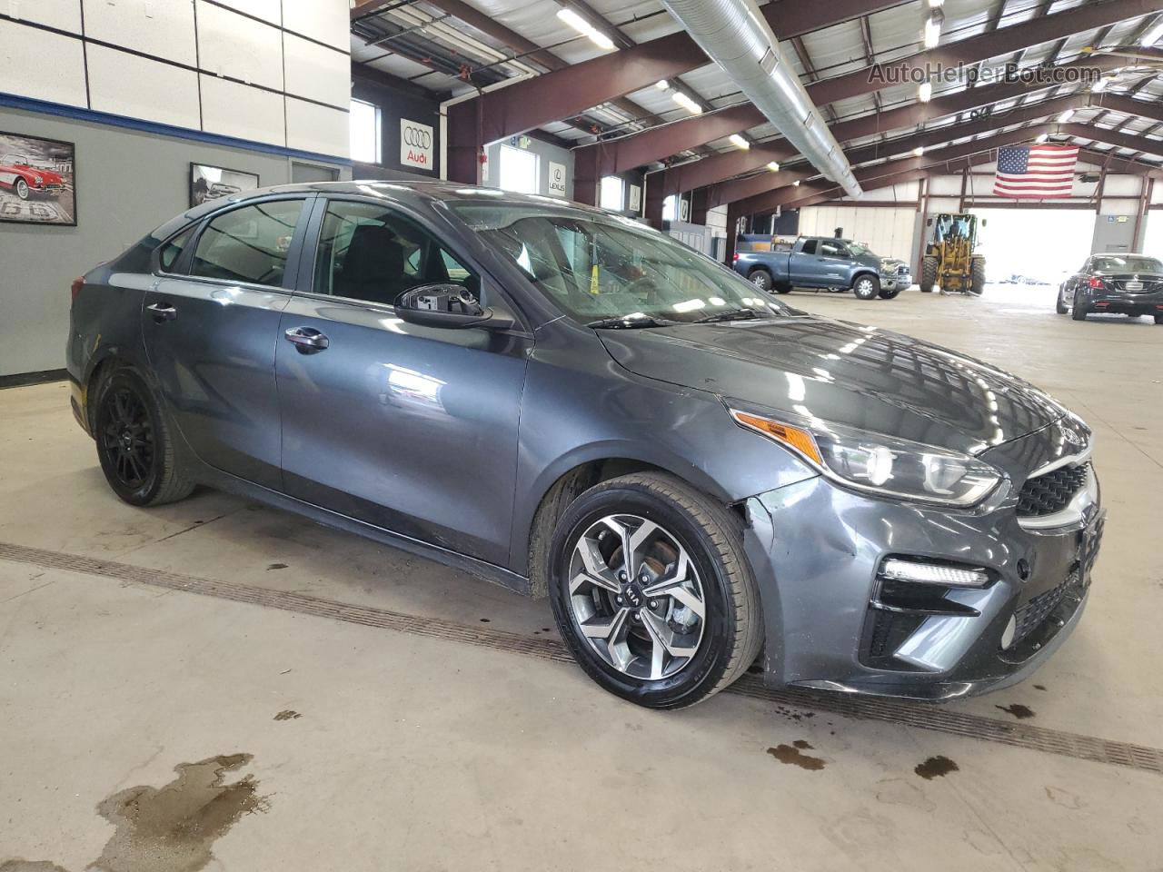 2020 Kia Forte Fe Gray vin: 3KPF24AD8LE206000