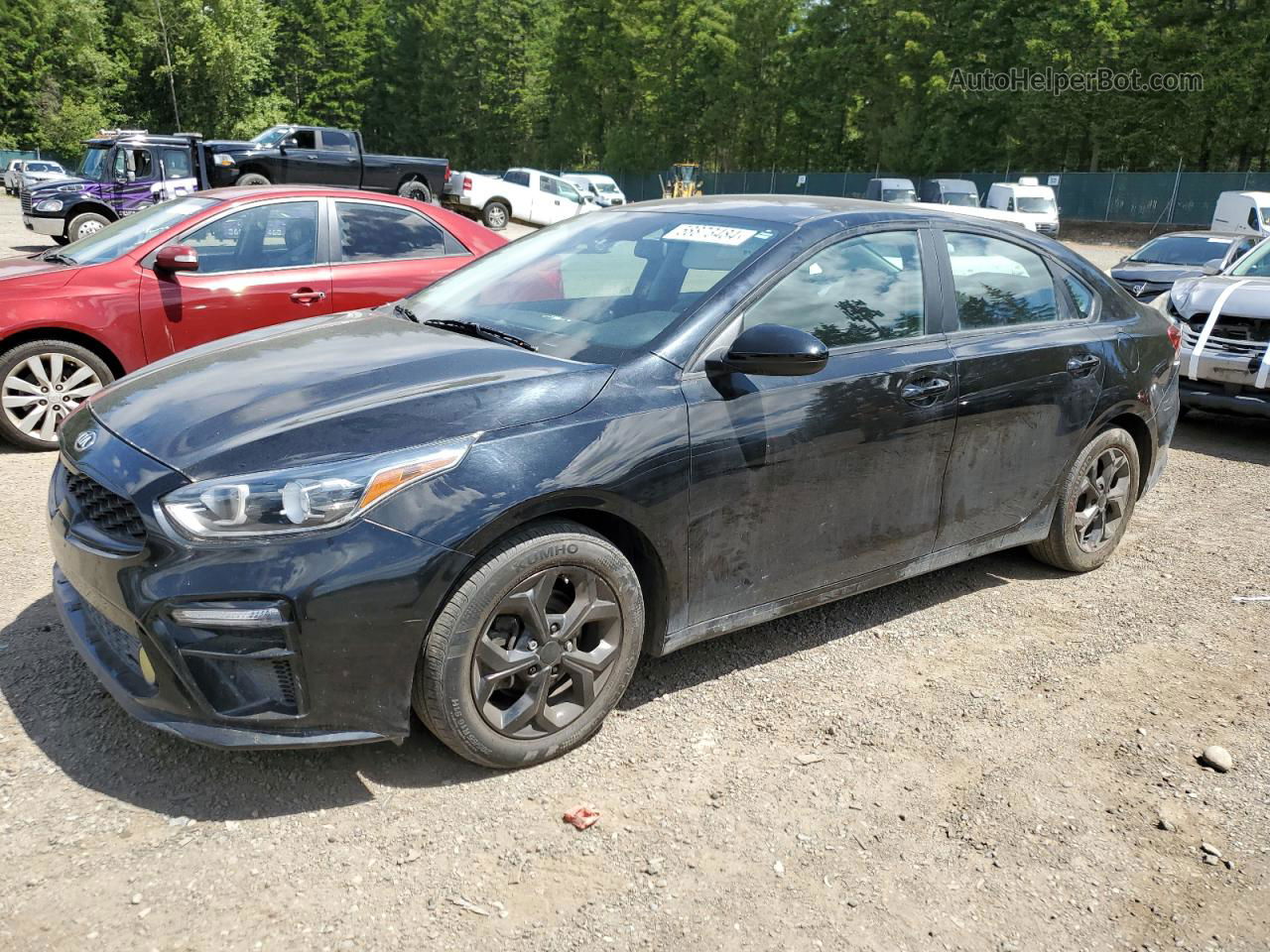 2020 Kia Forte Fe Black vin: 3KPF24AD8LE216980