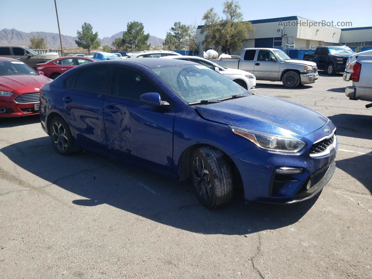 2020 Kia Forte Fe Blue vin: 3KPF24AD8LE218146