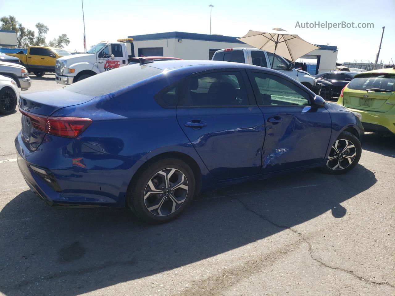 2020 Kia Forte Fe Синий vin: 3KPF24AD8LE218146