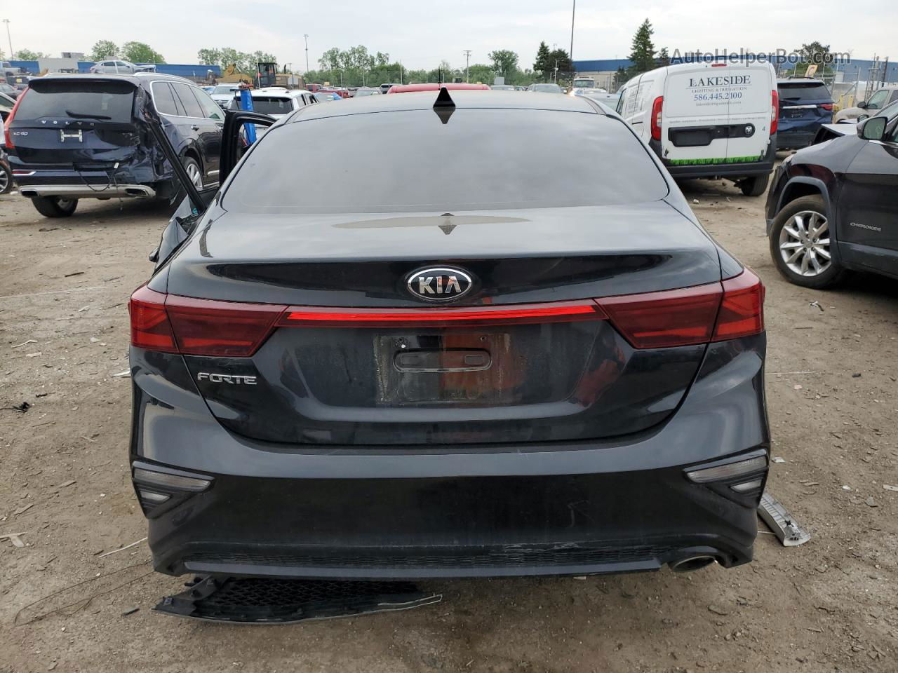 2020 Kia Forte Fe Черный vin: 3KPF24AD8LE234587