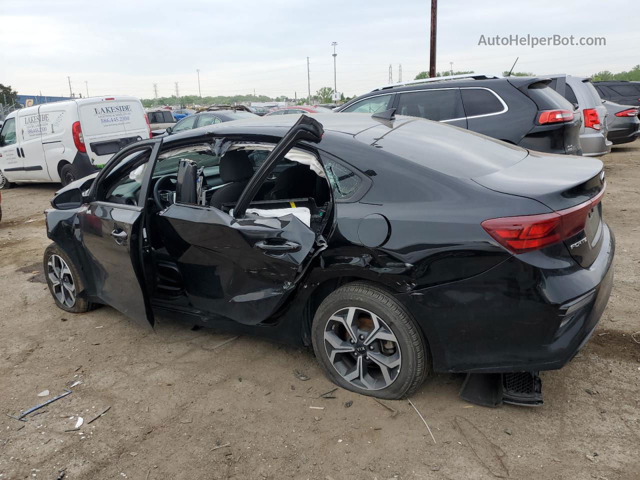 2020 Kia Forte Fe Black vin: 3KPF24AD8LE234587