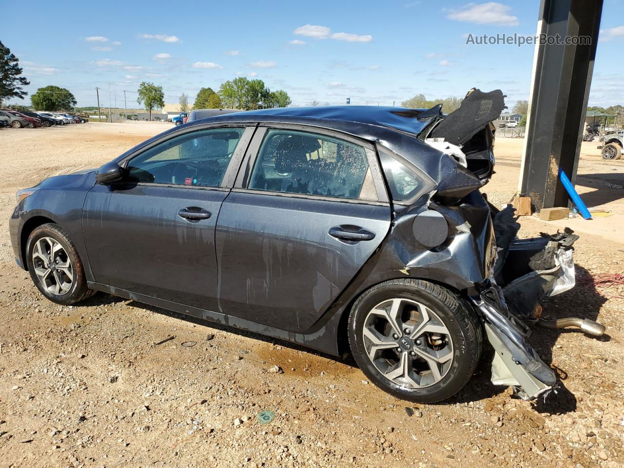 2020 Kia Forte Fe Gray vin: 3KPF24AD8LE236694