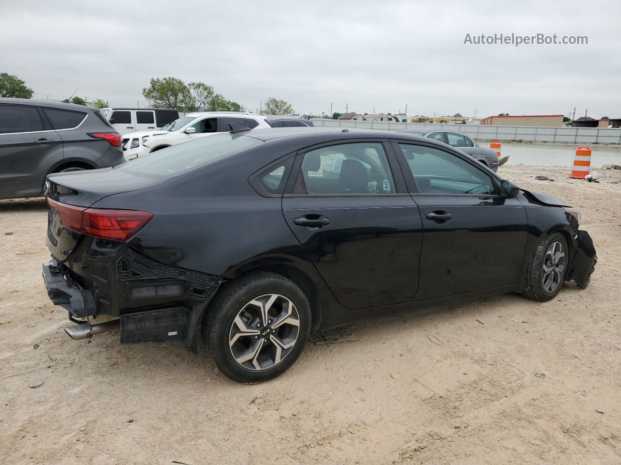 2020 Kia Forte Fe Черный vin: 3KPF24AD8LE239501