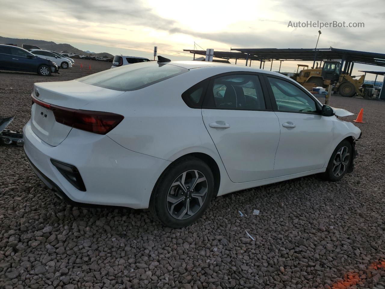 2020 Kia Forte Fe White vin: 3KPF24AD8LE240454