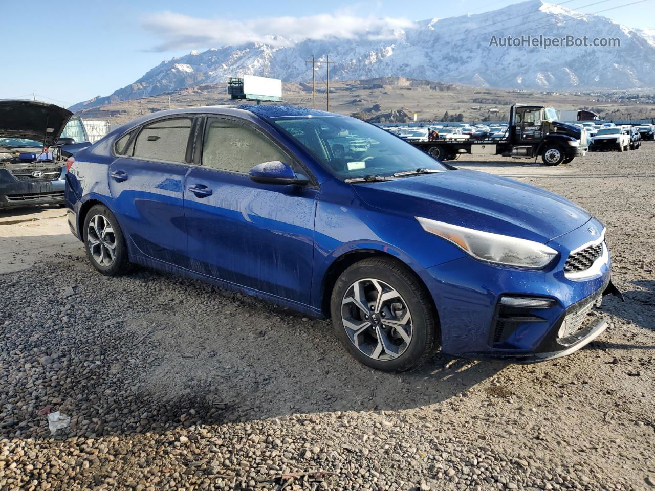 2020 Kia Forte Fe Blue vin: 3KPF24AD8LE242379