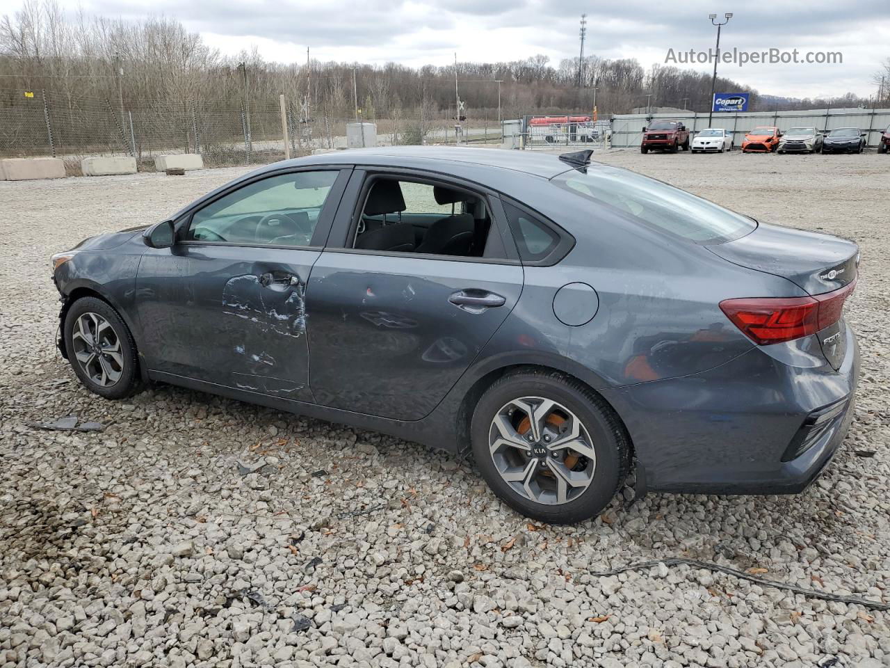 2020 Kia Forte Fe Gray vin: 3KPF24AD9LE141304