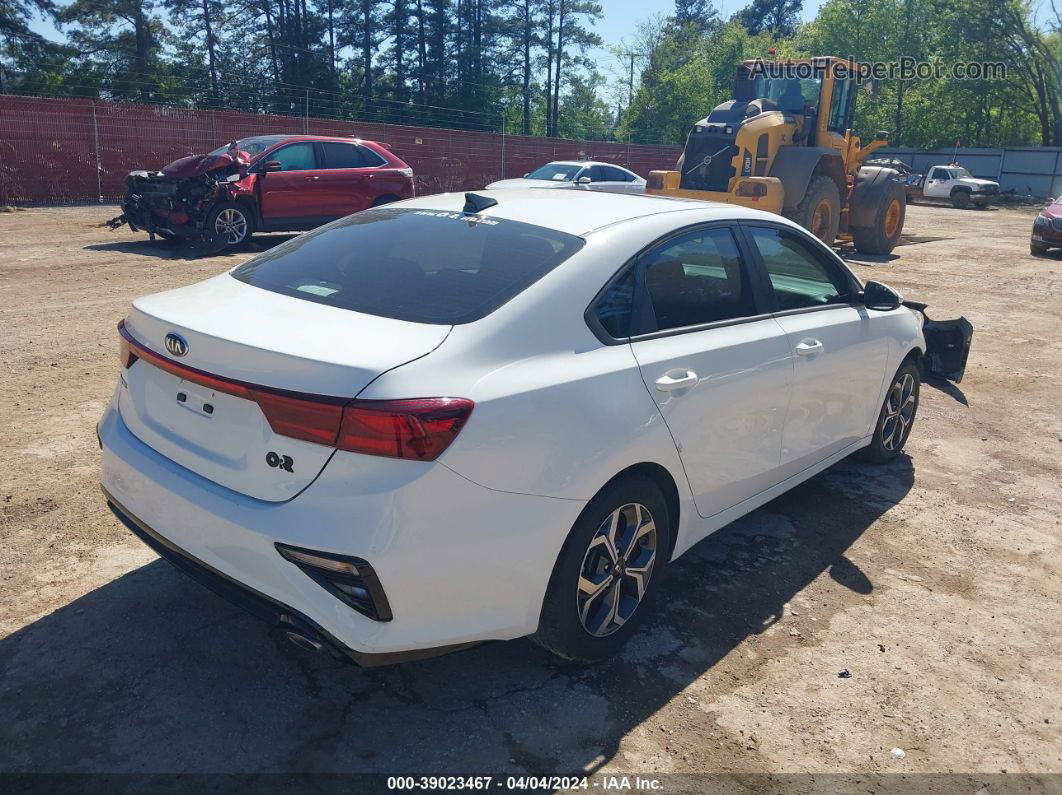 2020 Kia Forte Lxs White vin: 3KPF24AD9LE141691