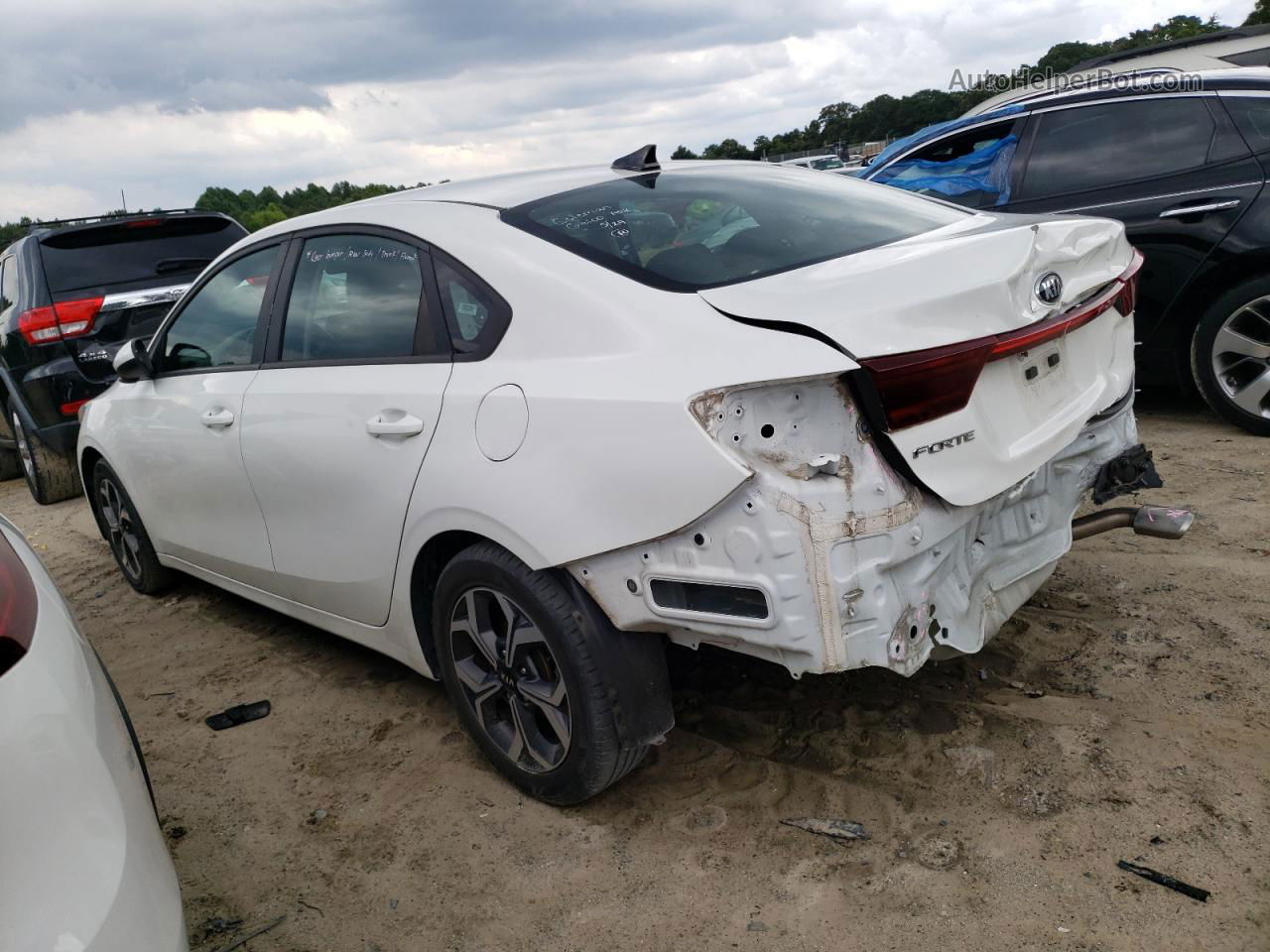 2020 Kia Forte Fe White vin: 3KPF24AD9LE150102