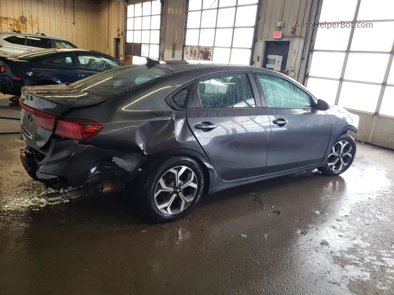 2020 Kia Forte Fe Gray vin: 3KPF24AD9LE154618