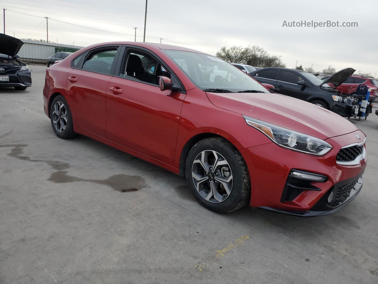 2020 Kia Forte Fe Красный vin: 3KPF24AD9LE178272