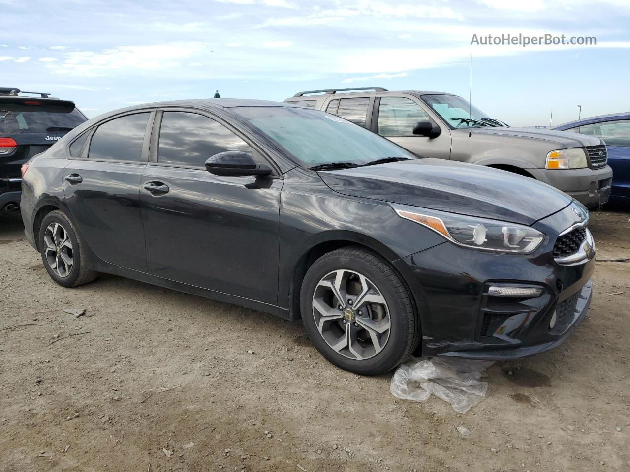 2020 Kia Forte Fe Black vin: 3KPF24AD9LE183679