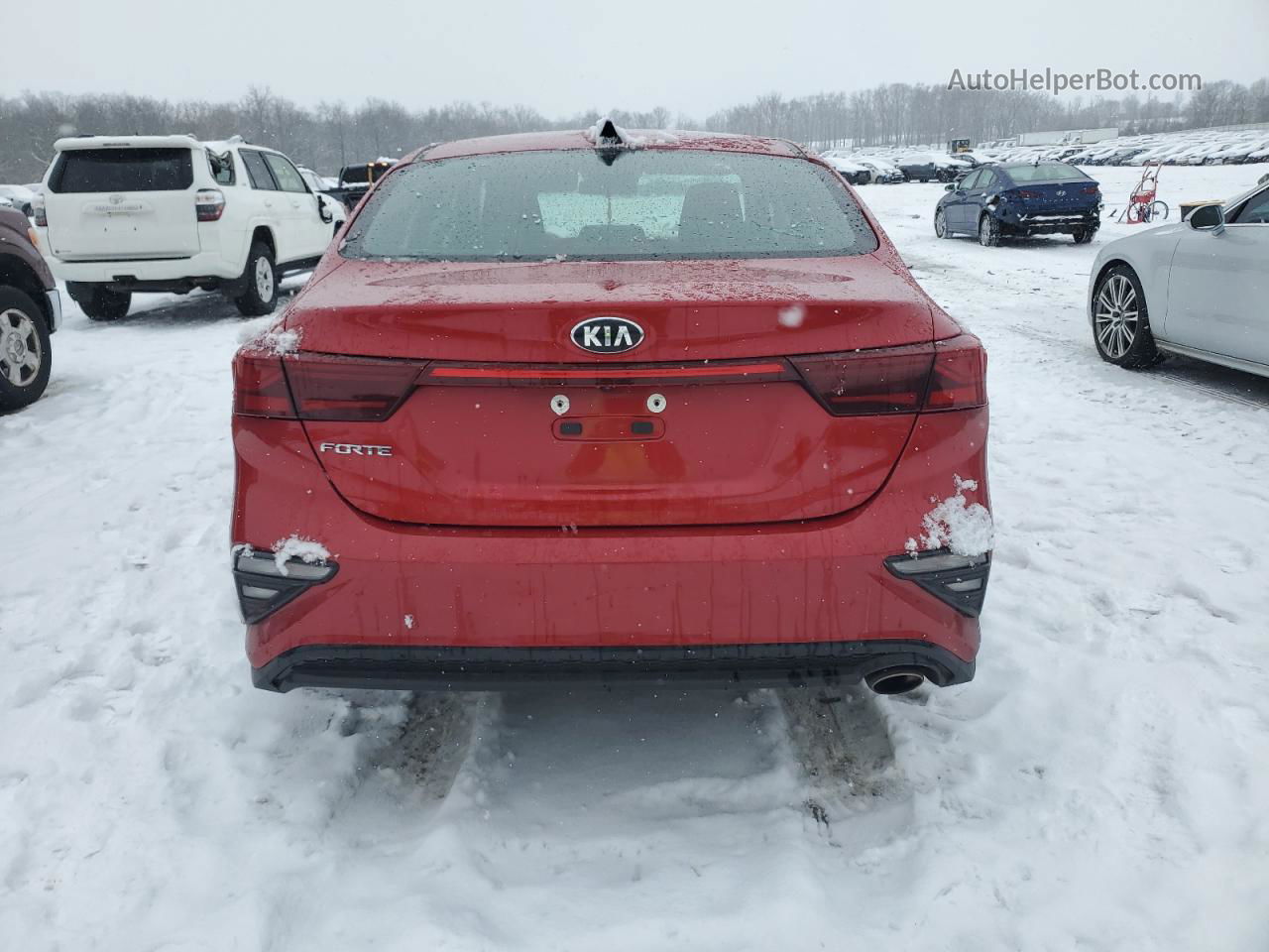 2020 Kia Forte Fe Красный vin: 3KPF24AD9LE202232