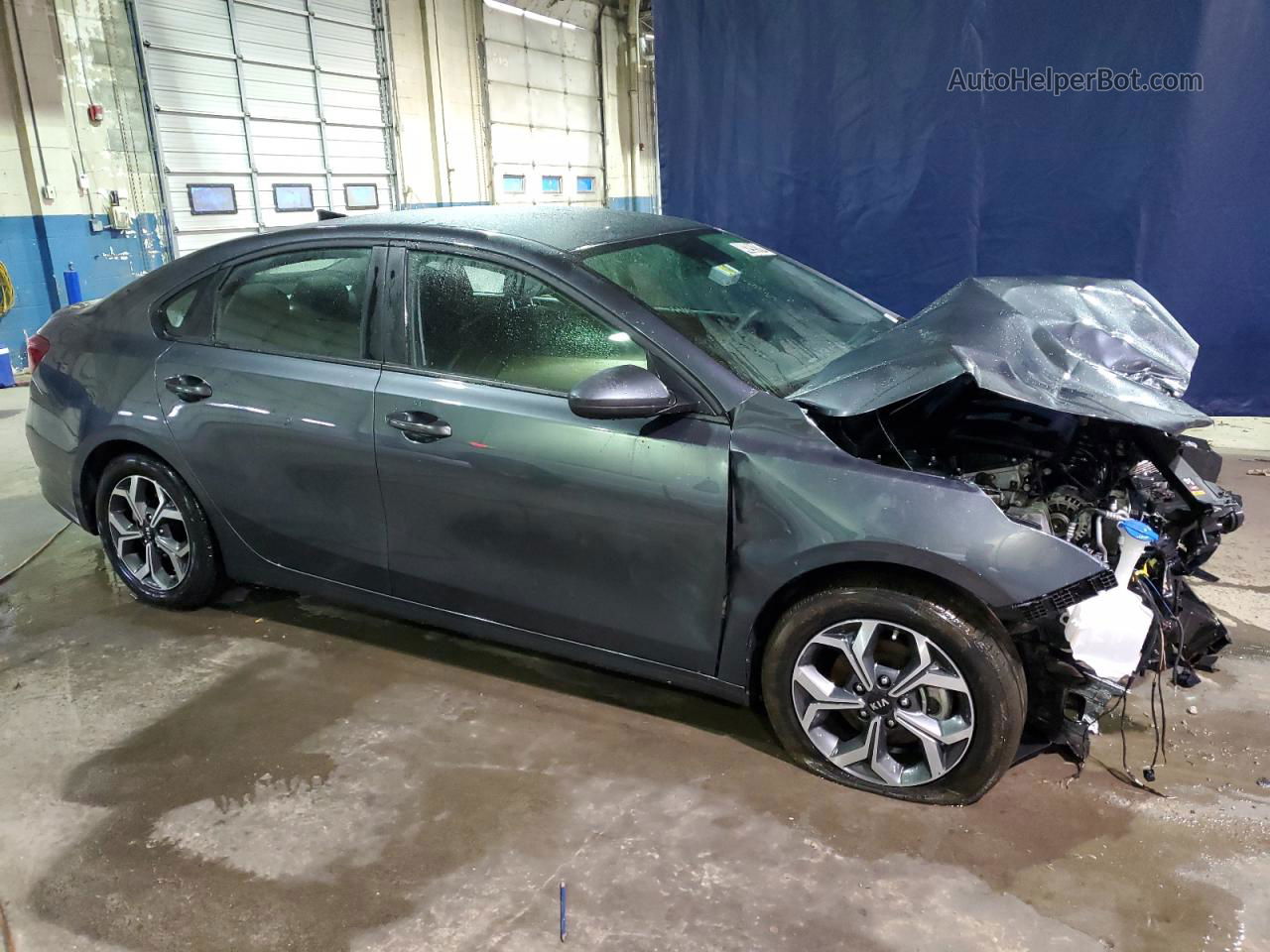 2020 Kia Forte Fe Gray vin: 3KPF24AD9LE210153