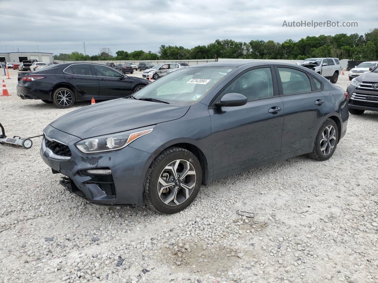 2020 Kia Forte Fe Gray vin: 3KPF24AD9LE256503