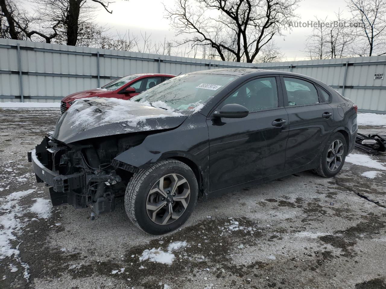 2020 Kia Forte Fe Черный vin: 3KPF24AD9LE259403