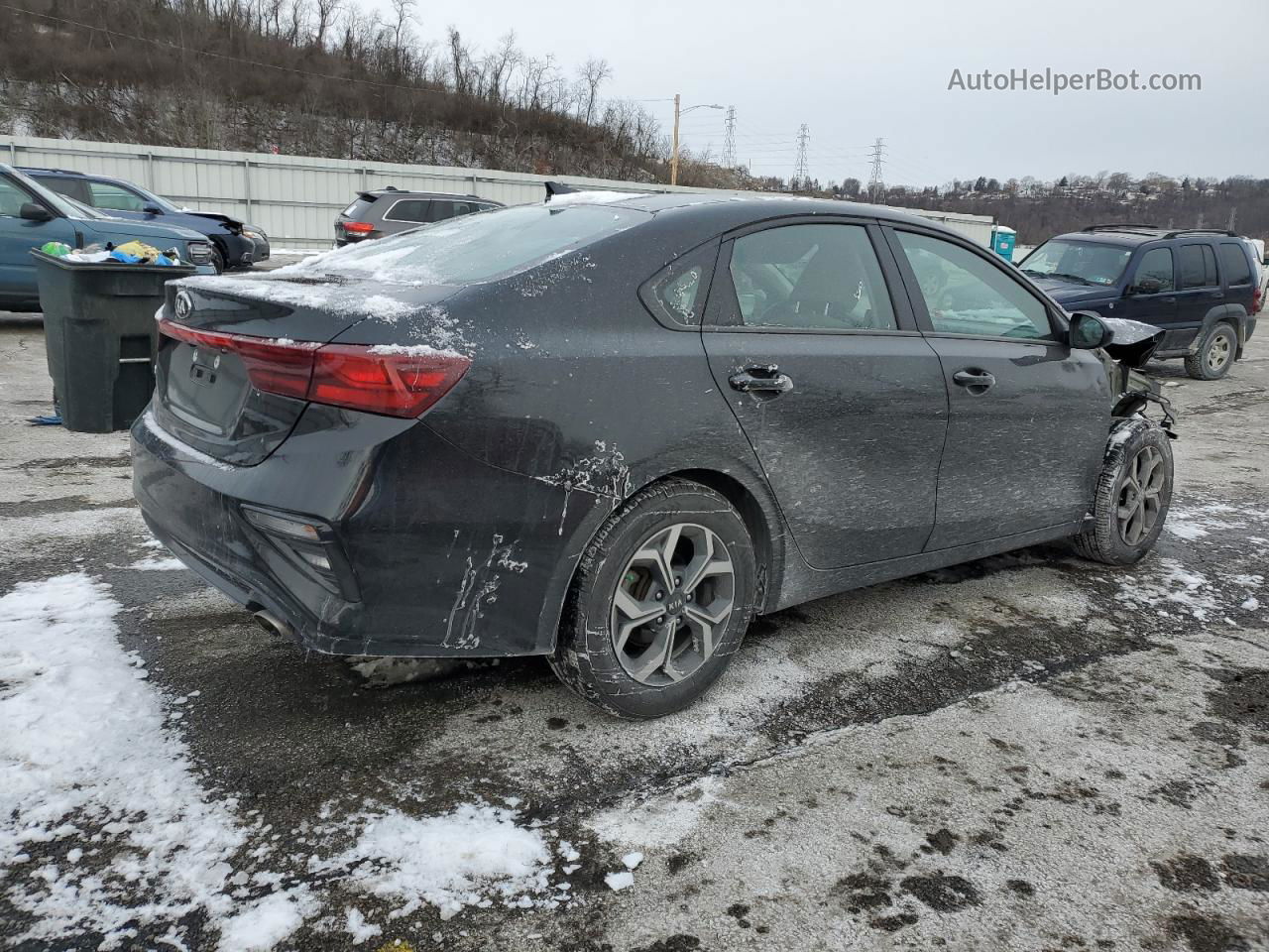 2020 Kia Forte Fe Black vin: 3KPF24AD9LE259403