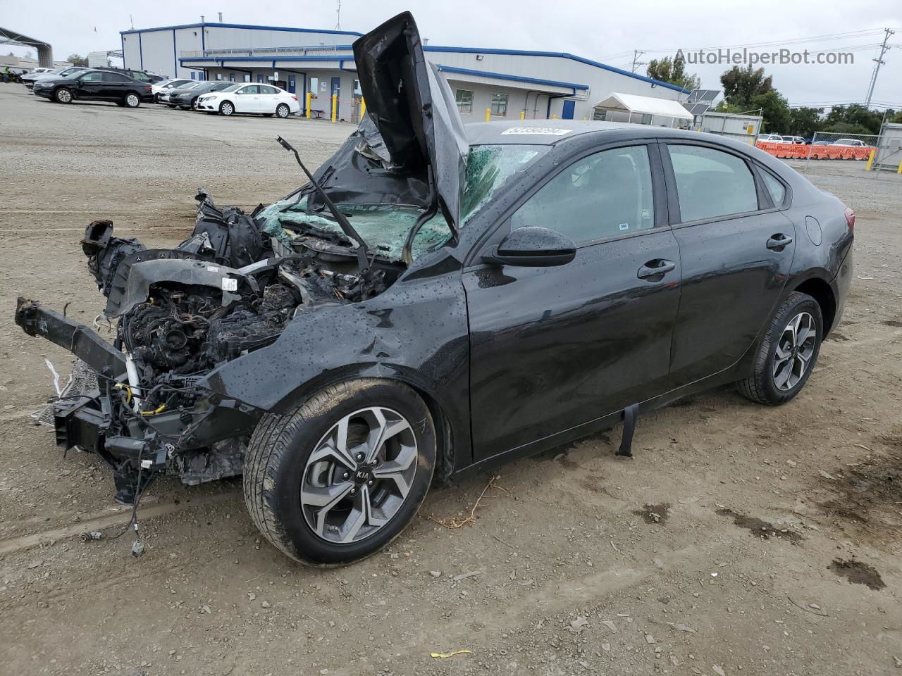 2020 Kia Forte Fe Black vin: 3KPF24ADXLE147659