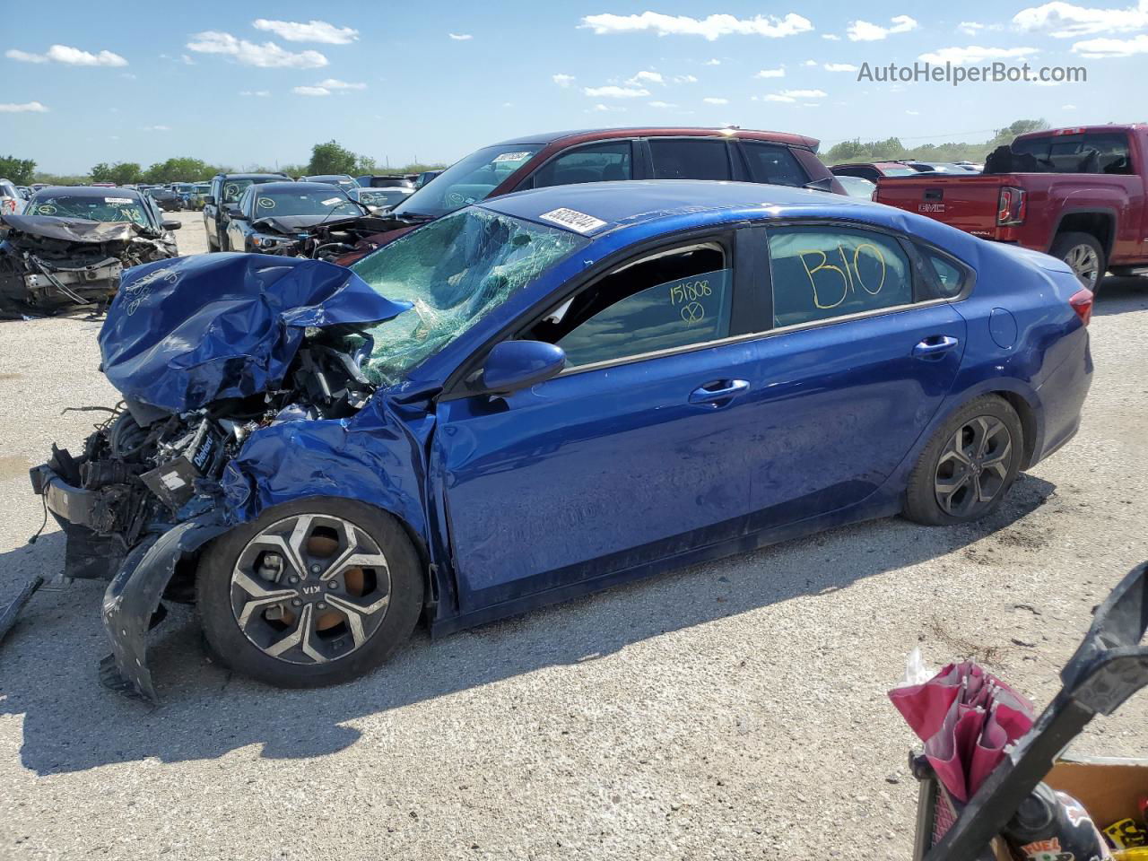 2020 Kia Forte Fe Blue vin: 3KPF24ADXLE151808