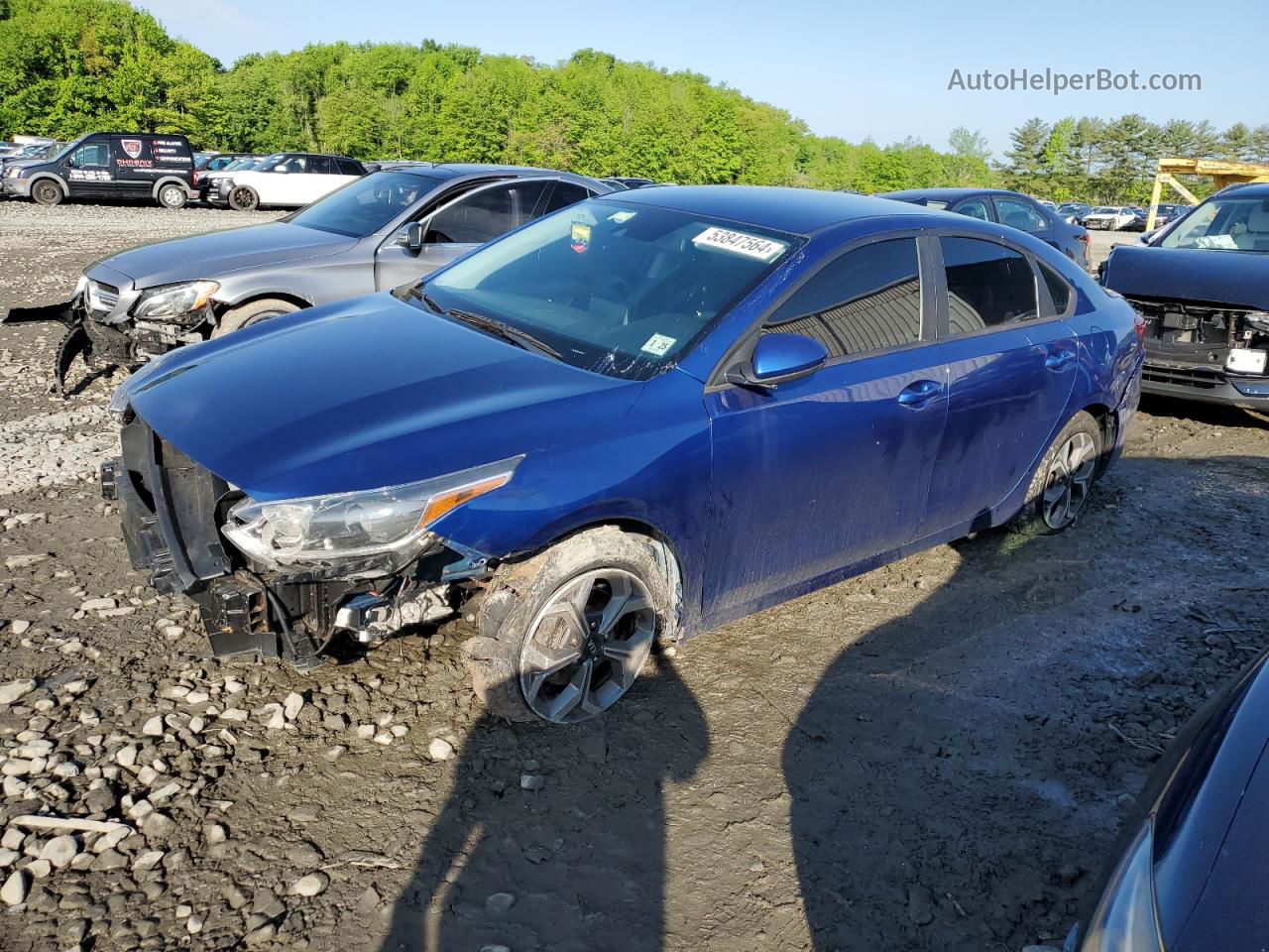 2020 Kia Forte Fe Blue vin: 3KPF24ADXLE168186