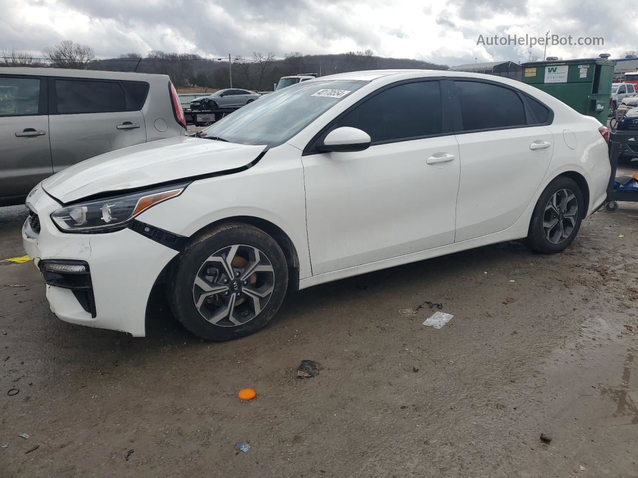 2020 Kia Forte Fe White vin: 3KPF24ADXLE169984