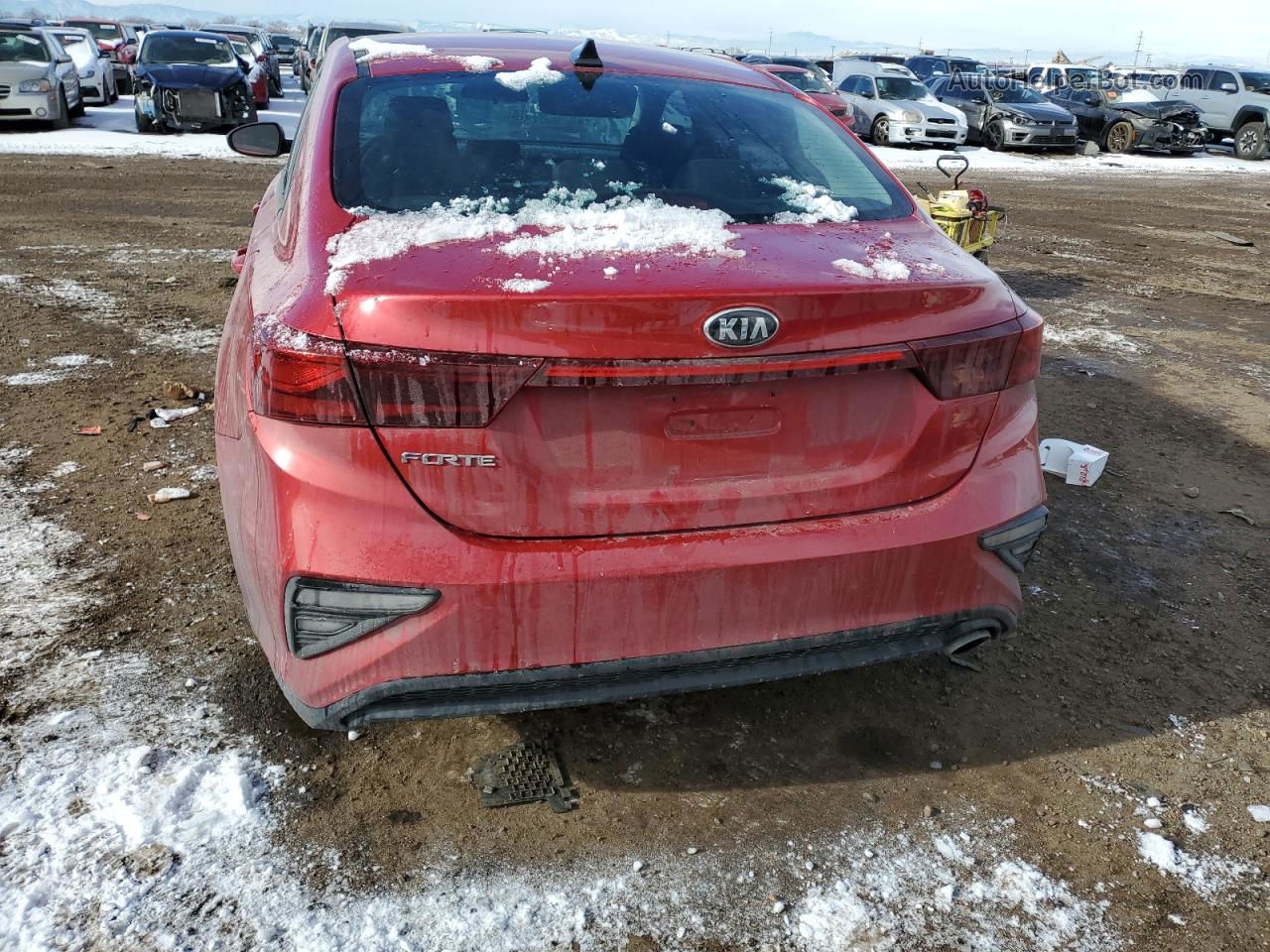 2020 Kia Forte Fe Red vin: 3KPF24ADXLE171637