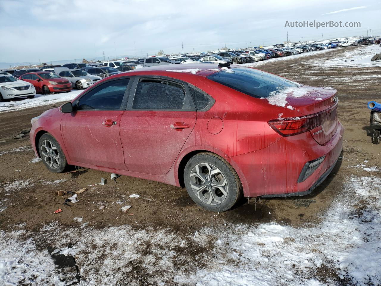 2020 Kia Forte Fe Red vin: 3KPF24ADXLE171637