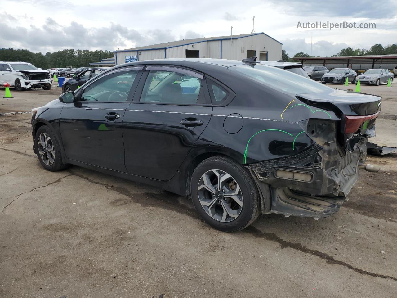 2020 Kia Forte Fe Black vin: 3KPF24ADXLE185828