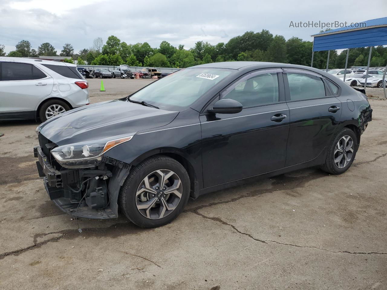 2020 Kia Forte Fe Black vin: 3KPF24ADXLE185828