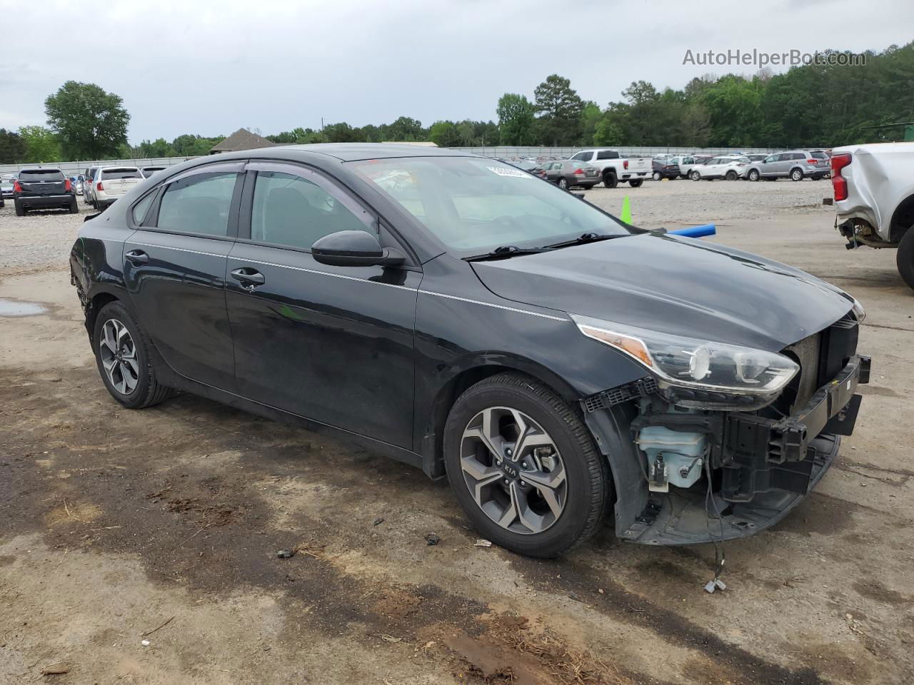 2020 Kia Forte Fe Black vin: 3KPF24ADXLE185828