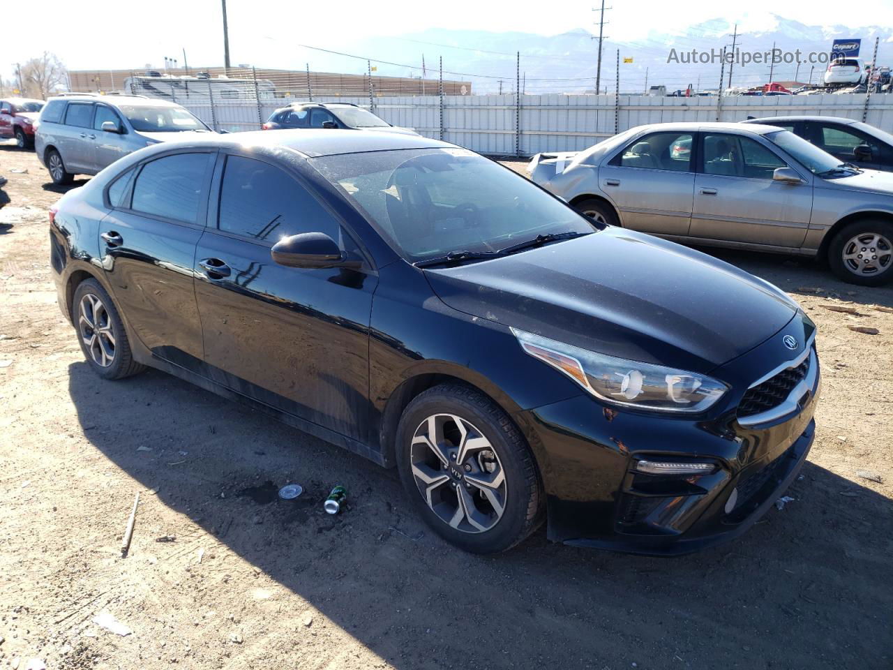 2020 Kia Forte Fe Black vin: 3KPF24ADXLE195856