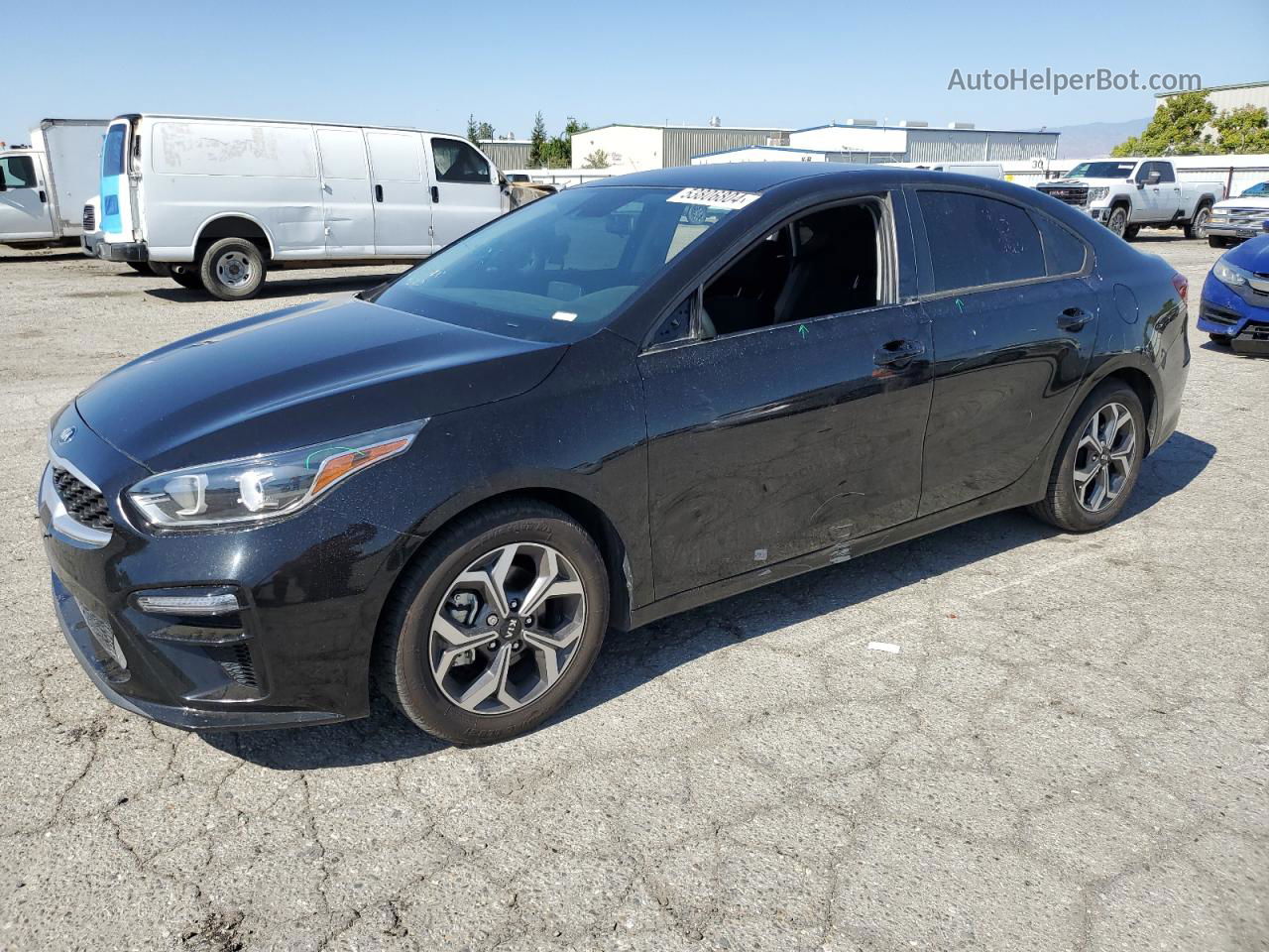 2020 Kia Forte Fe Black vin: 3KPF24ADXLE198305