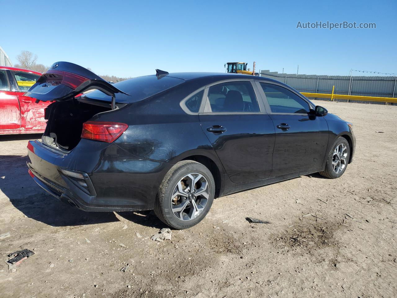 2020 Kia Forte Fe Black vin: 3KPF24ADXLE223638