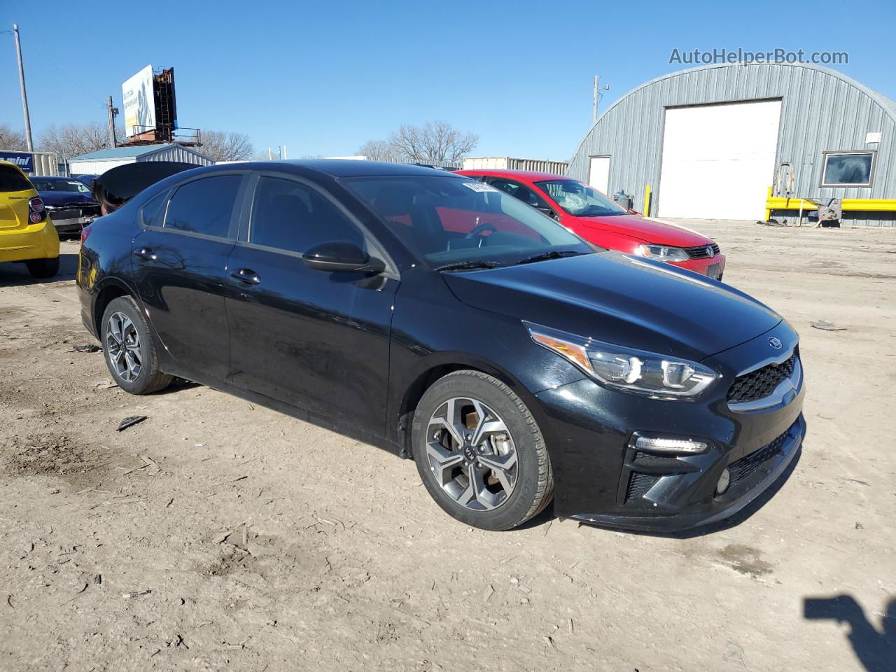 2020 Kia Forte Fe Black vin: 3KPF24ADXLE223638