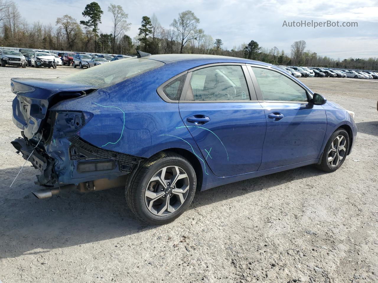 2020 Kia Forte Fe Blue vin: 3KPF24ADXLE227916