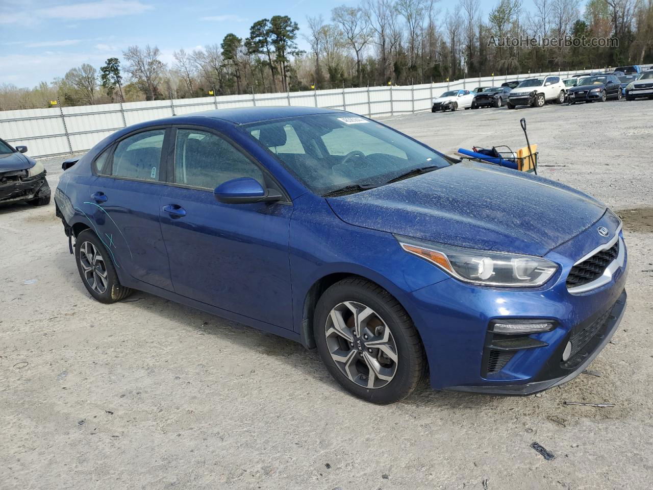 2020 Kia Forte Fe Blue vin: 3KPF24ADXLE227916