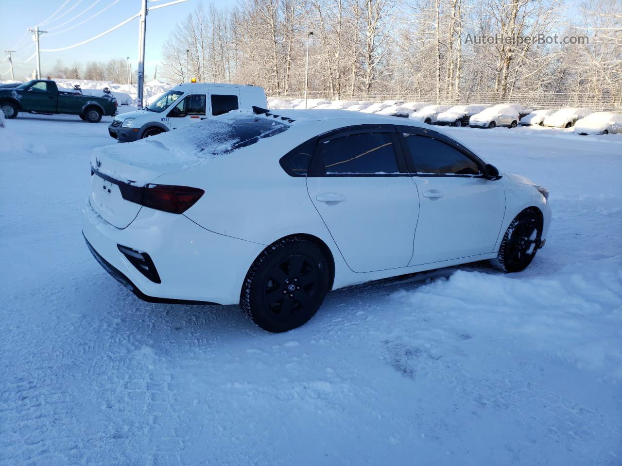 2020 Kia Forte Fe Белый vin: 3KPF24ADXLE250029