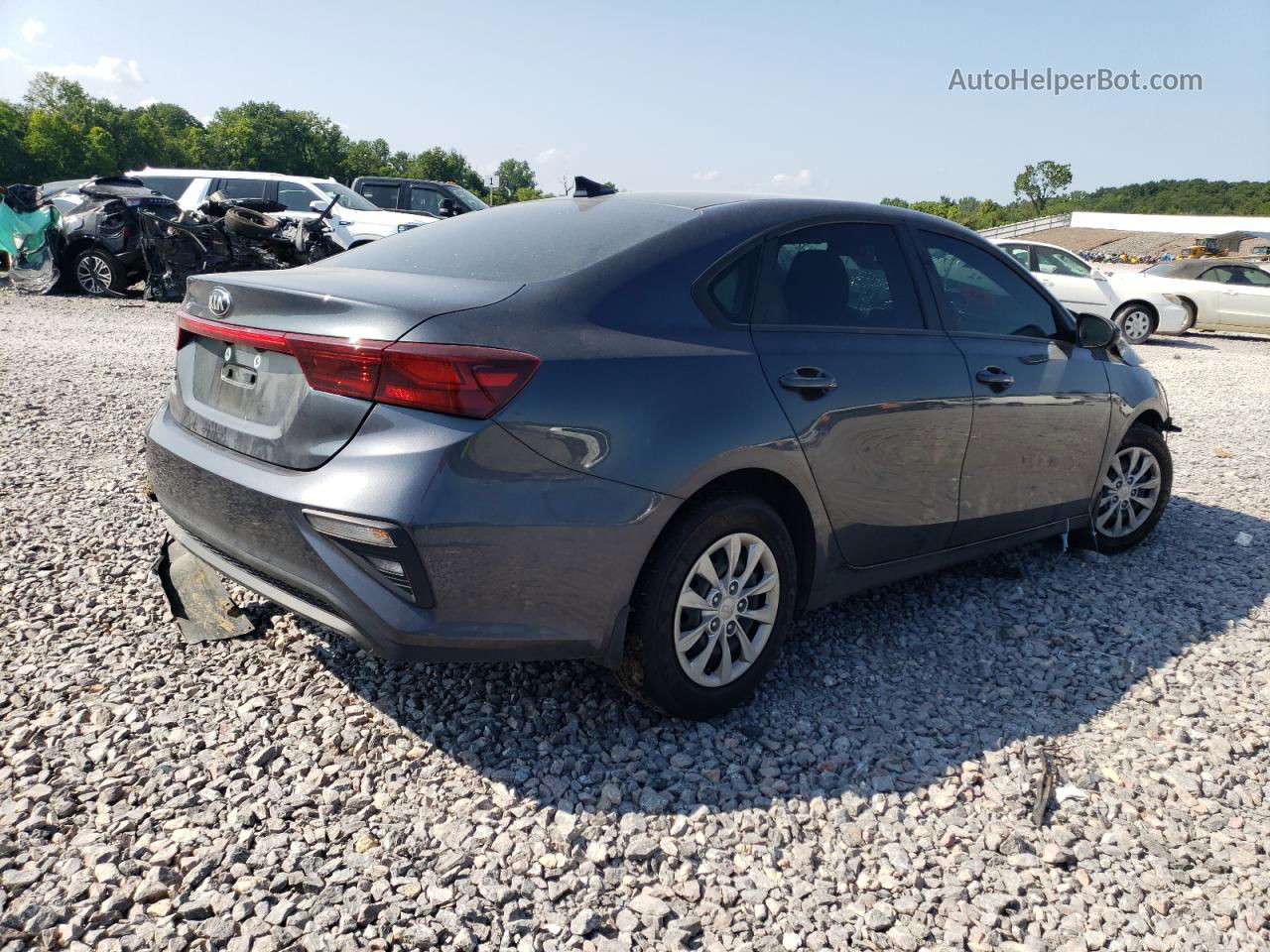 2020 Kia Forte Fe Черный vin: 3KPF24ADXLE257952