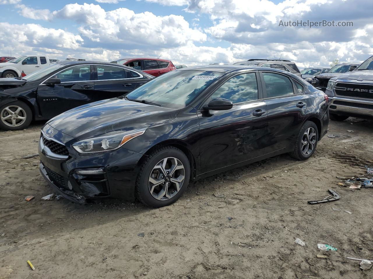 2020 Kia Forte Fe Черный vin: 3KPF24ADXLE260589