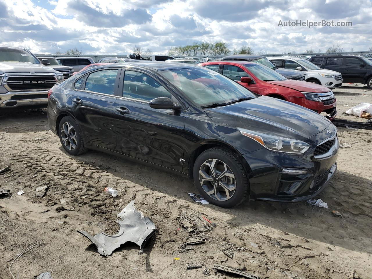 2020 Kia Forte Fe Black vin: 3KPF24ADXLE260589