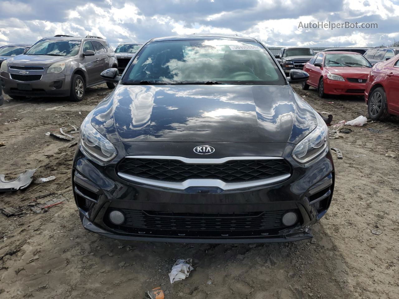 2020 Kia Forte Fe Черный vin: 3KPF24ADXLE260589