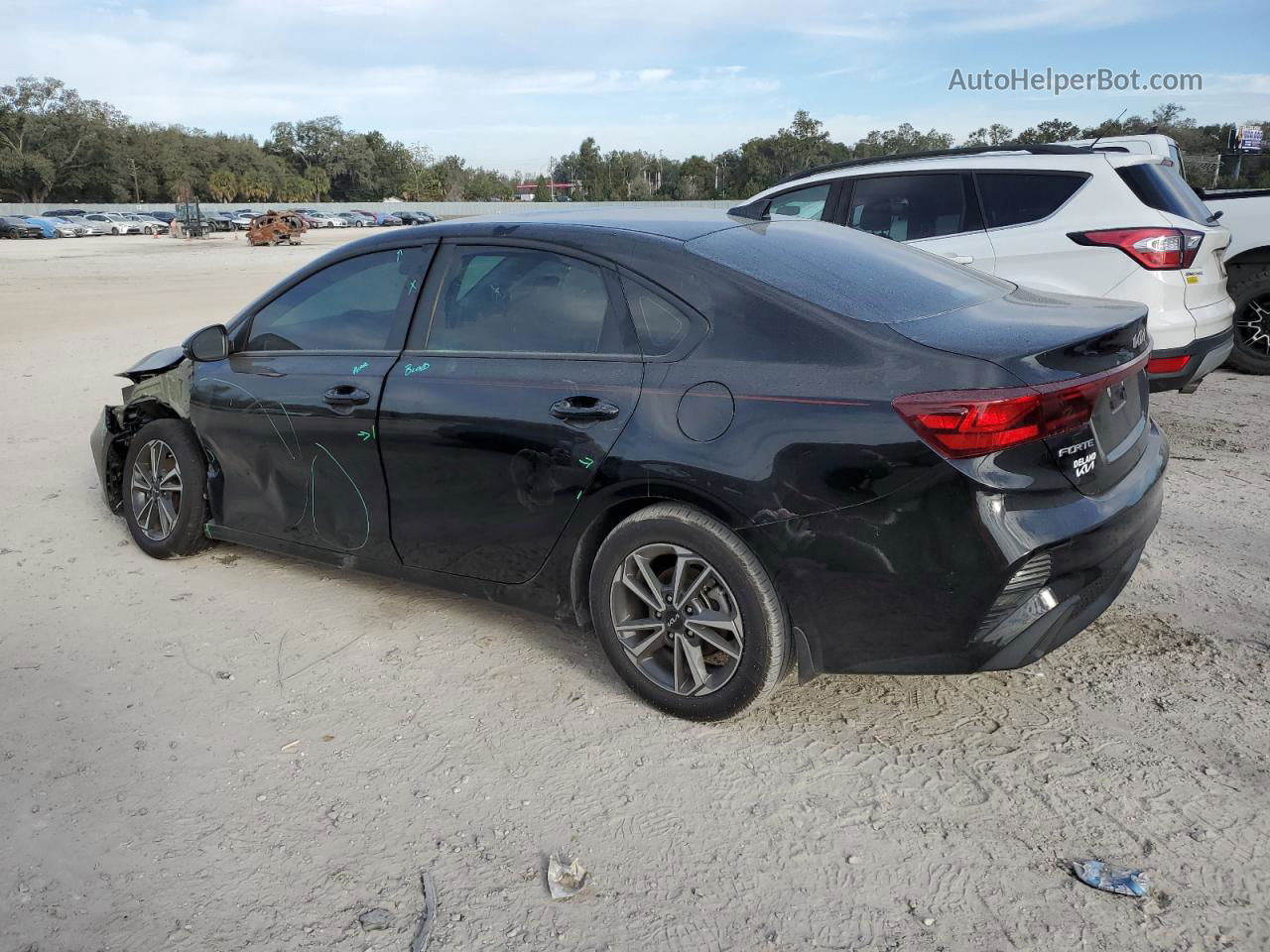 2023 Kia Forte Lx Черный vin: 3KPF24ADXPE659248