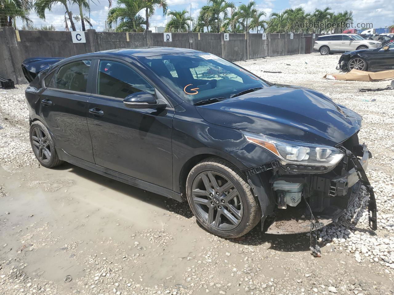 2020 Kia Forte Gt Line Черный vin: 3KPF34AD0LE142449